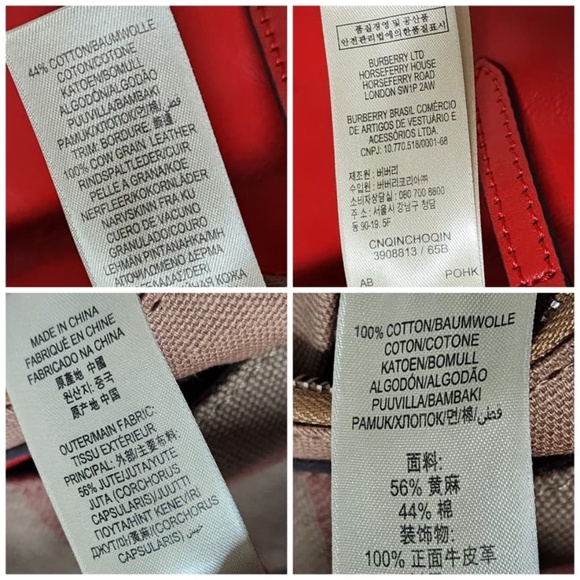 Authentic Burberry Henham Crossbody Bag Beige/Red - Picture 10 of 16